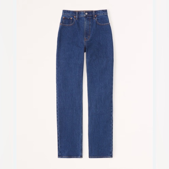 Abercrombie & Fitch "The 90s Straight Ultra High Rise" Curve Love Size 29/8s - Picture 1 of 13